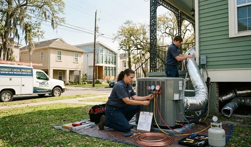 Illustration for: How Much Does HVAC Installation Cost in New Orleans? Honest Numbers