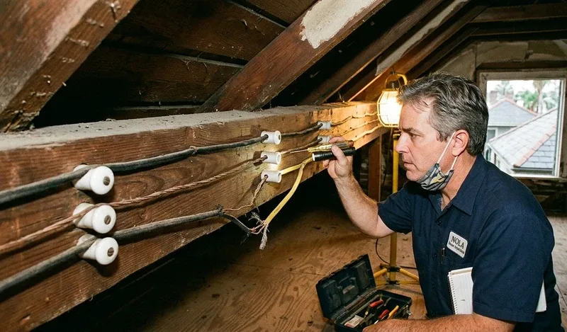 Knob-and-Tube Wiring in Older New Orleans Homes: What You Need to Know — article hero image